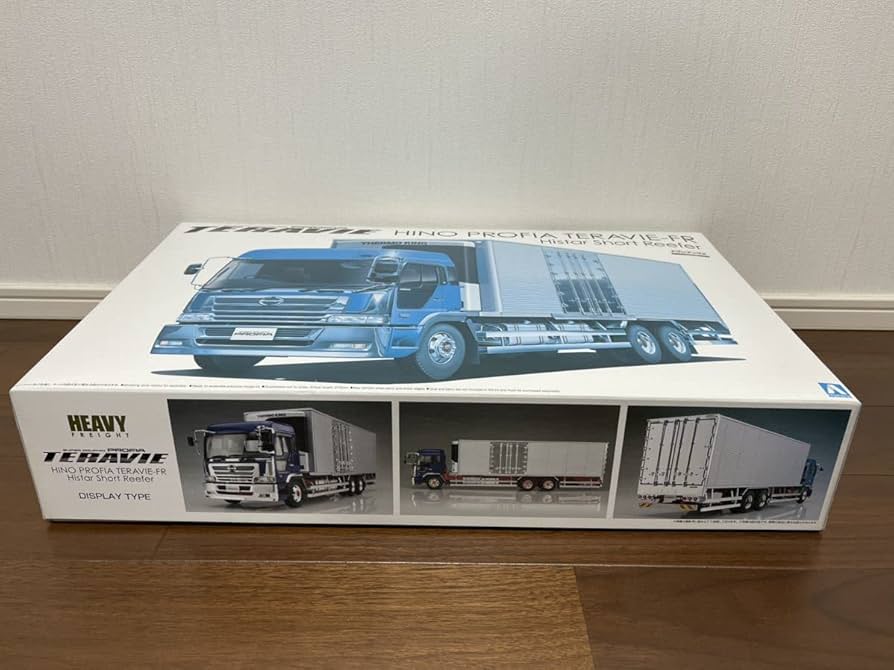 アオシマプラモデル完成品日野プロフィアテラヴィFRハイスター短尺冷凍サーモキング 日野 プロフィアテラヴィFR ハイスター短尺冷凍バン＆サーモ